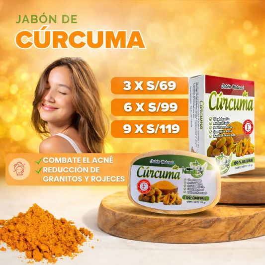 EL JABÓN FAVORITO EN REDES SOCIALES - JABÓN DE CURCUMA