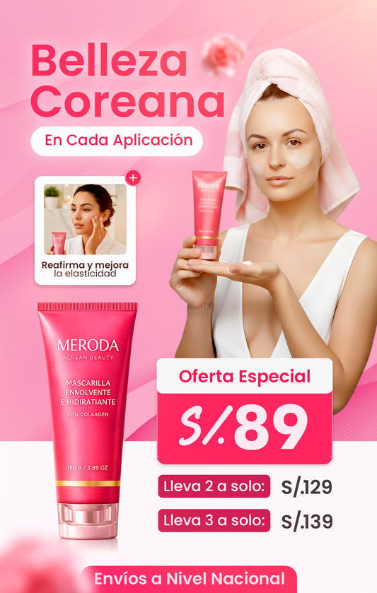 MERODA. MASCARA FACIAL BELLEZA COREANA